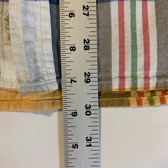 Woolrich Men's Plaid Button Down Collared Organic Cotton‎ Shirt Size L - Picture 12 of 12